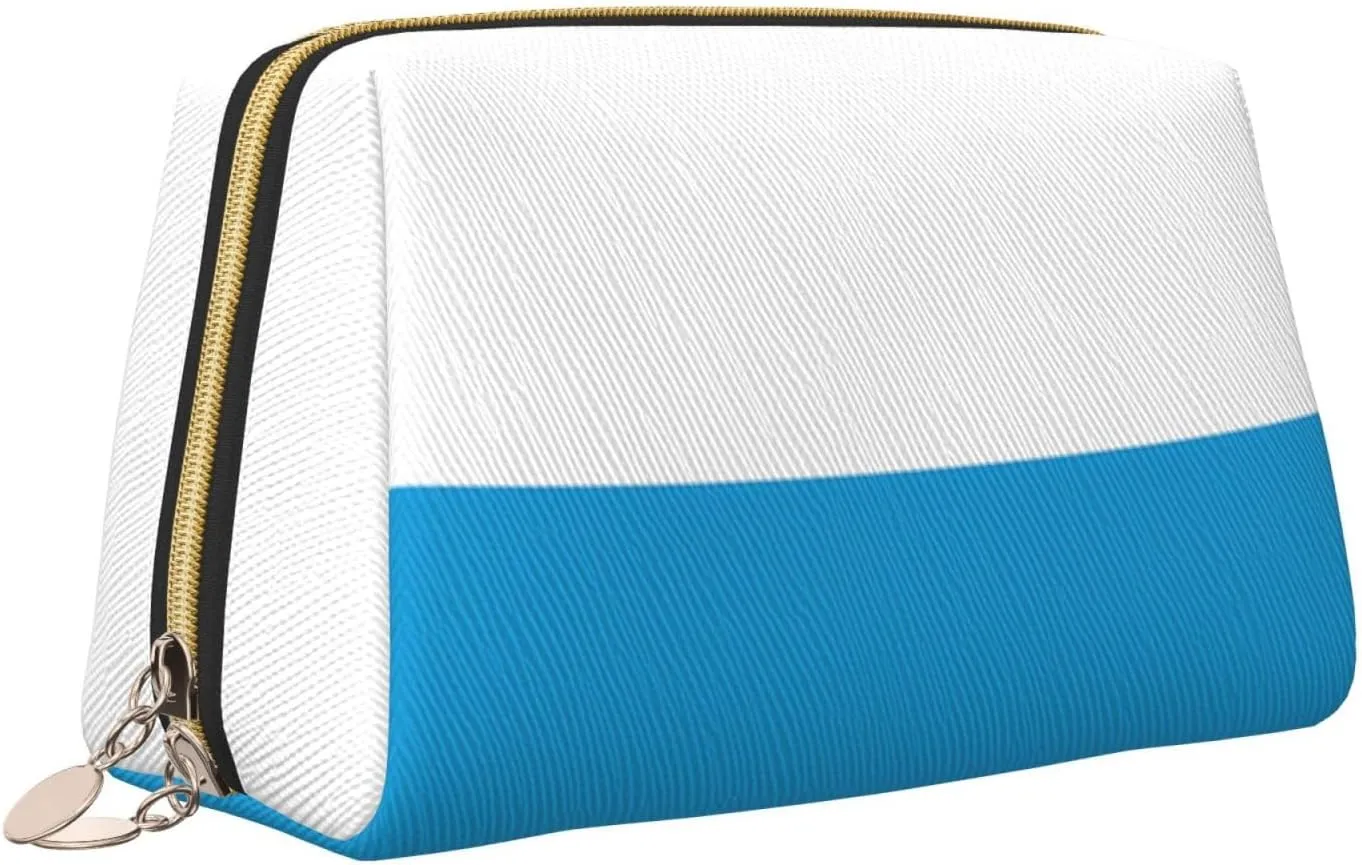 The Bavarian Flagmakeup Bag Organizer,Toiletry Cosmetic Bag,Zipper Pouch Brushes Storage Case(Large)