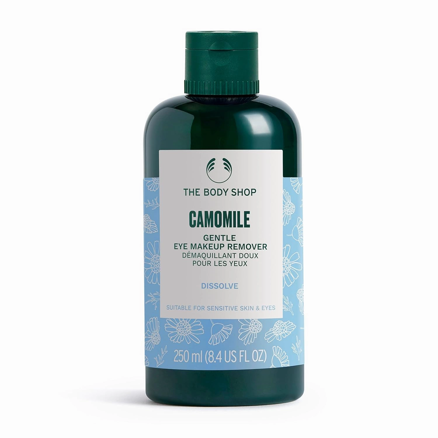 The Body Shop Camomile Gentle Eye Makeup Remover, Sensitive Skin & Eyes, 8.4 fl oz, Vegan