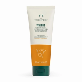 The Body Shop Vitamin C Glow Boosting Microdermabrasion – Exfoliation for Tired, Dull Skin – Vegan – 100ml