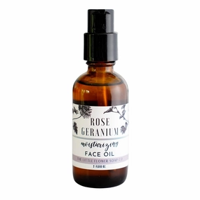 The Little Flower Soap Co - Rose Geranium Face Serum - Facial Oil with apricot and seabuckthorn oils