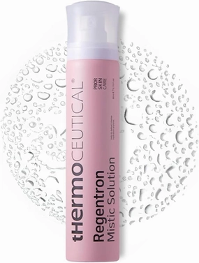 tHermoCEUTICAL Regentron Mistic Solution - Face Mist Hydrating Spray, Concentrated Essence-Type with Aquaporin Activation, Refreshing Soothing Skin Care, Natural Glossy Skin, 2.7 fl.oz