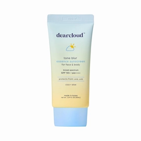 Tone Blur Essence Sunscreen SPF 50  PA     – Korean Sunscreen for Face, Primer with Vegan Ingredients (1.69 fl oz)