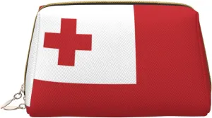 Tonga Flagmakeup Bag Organizer,Toiletry Cosmetic Bag,Zipper Pouch Brushes Storage Case(Large), CMC-11878