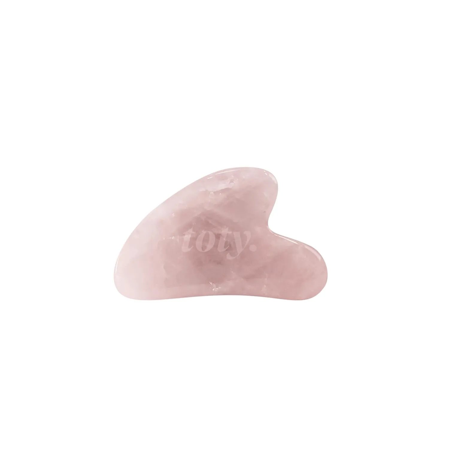 Toty by Sofia Vergara - Gua Sha Facial Tools - Massage Tool - Face Sculpting Tool for Your Skin Care Routine - Eyes Massager - Lymphatic Drainage Massager for Face - Rose Quartz