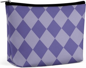 Travel Makeup Bag, Purple Diamond Cosmetic Bags for Women Large Capacity Waterproof Toiletry Pouch Make up Organizer