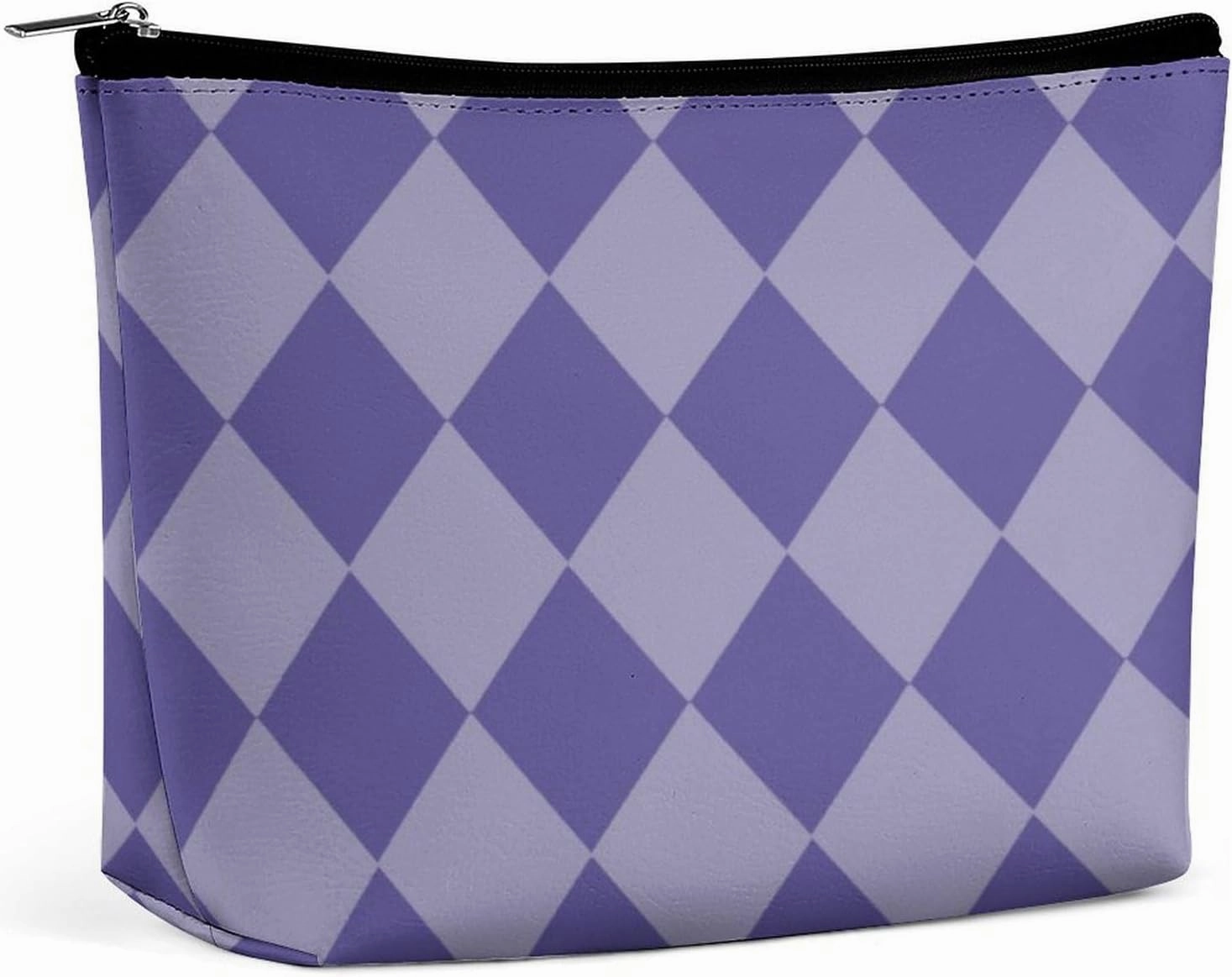 Travel Makeup Bag, Purple Diamond Cosmetic Bags for Women Large Capacity Waterproof Toiletry Pouch Make up Organizer