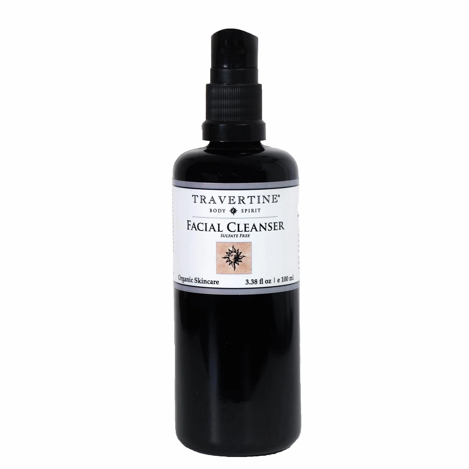 Travertine Spa Facial Cleanser | No Sulfates or Parabens | Vegan | Natural, Botanical Formulation