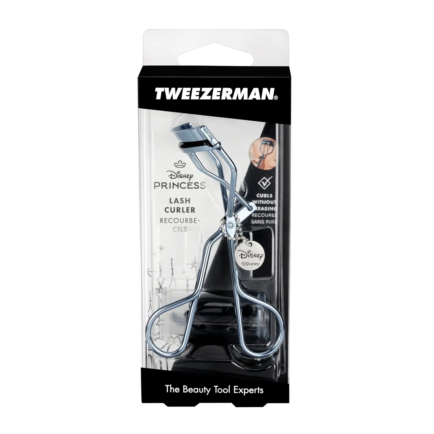 Tweezerman Happily Ever After Eyelash Curler - Makeup Eyelash Tool for All Eye Shapes