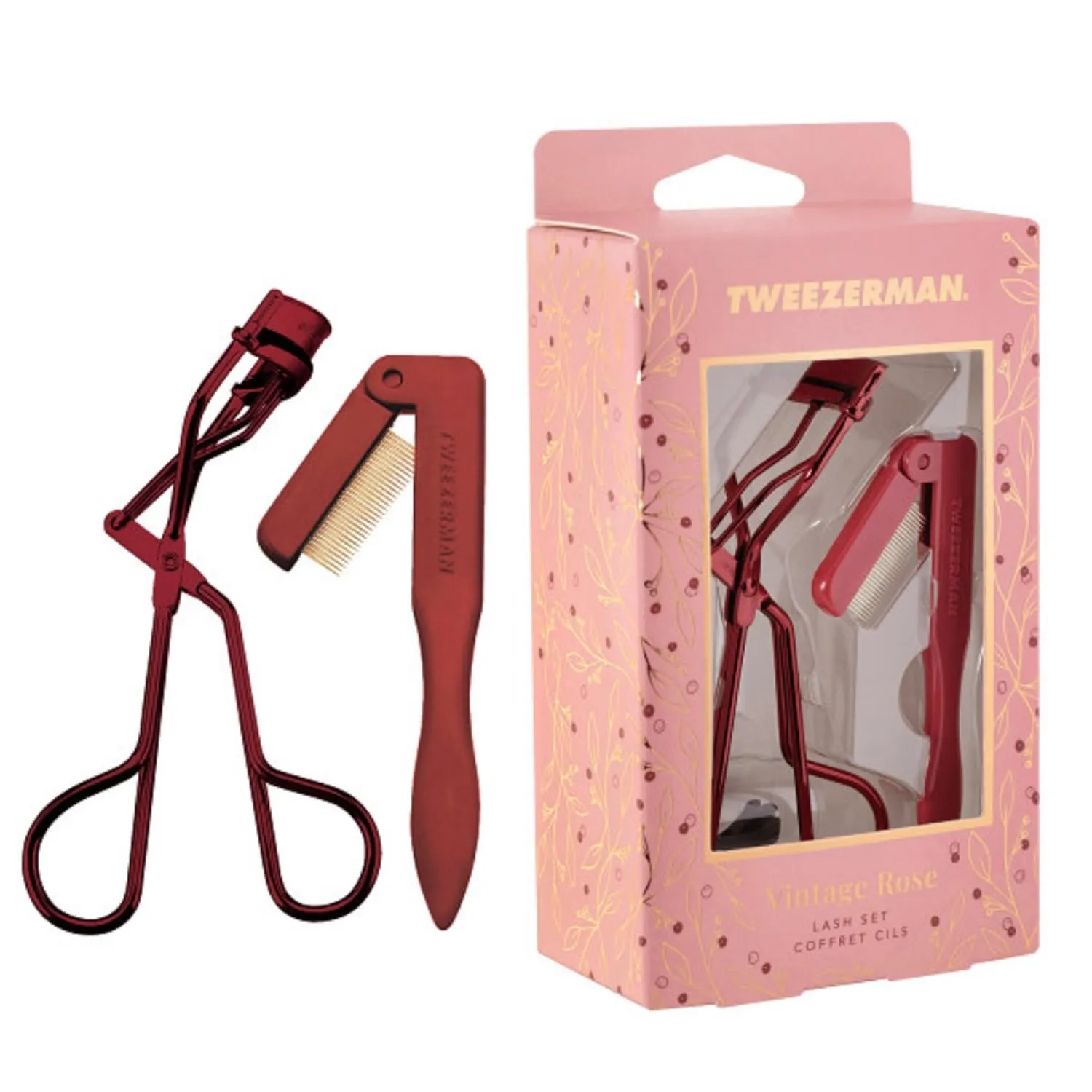 Tweezerman Vintage Rose Lash Gift Set