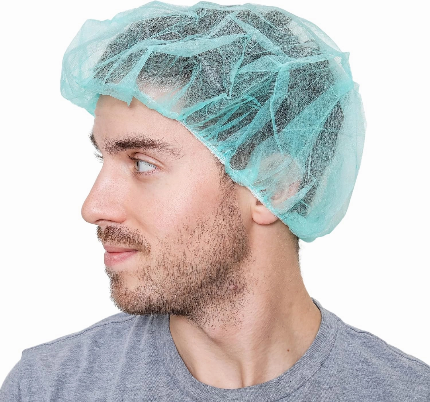 Unisex Polypropylene Bouffant Caps [100 | 1000 | WHITE | BLUE | 21" | 24" | 28"]