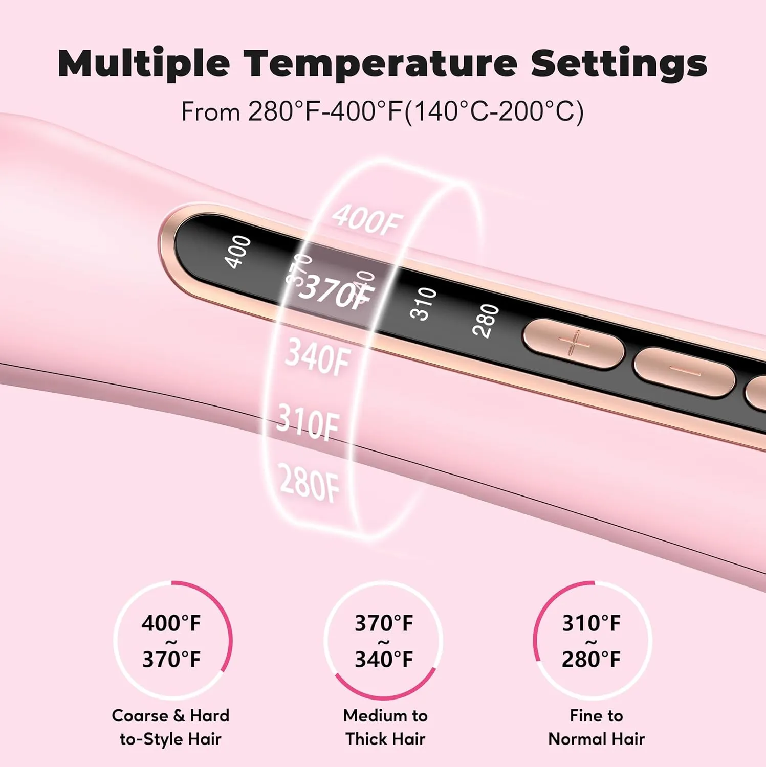 Upgraded Farery Thermal Brush, Non-Blowing Heated Round Brush, 1 3/4 Inch Hot Curling Brush with Adjustable Temp, Easier & Faster & Smoother, Dual Voltage for Travel, Longer Lasting Bristles