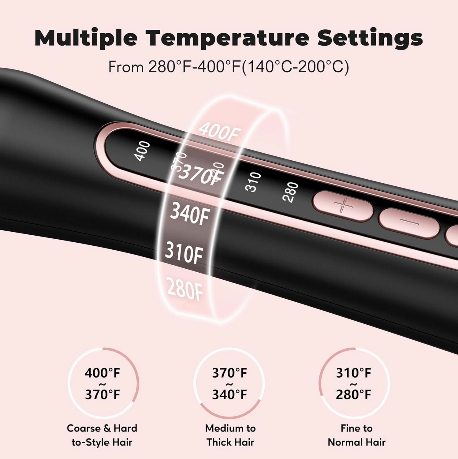 Upgraded Farery Thermal Brush, Non-Blowing Heated Round Brush, 1 1/2 Inch Hot Curling Brush with Adjustable Temp, Easier & Faster & Smoother, Dual Voltage for Travel, Longer Lasting Bristles