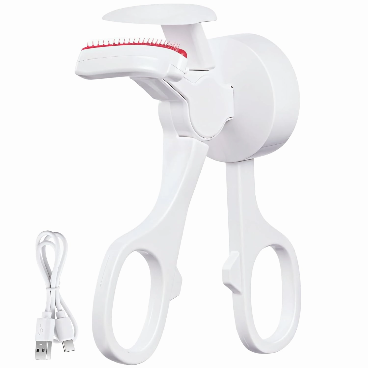 Usb Rechargeable Heated Lash Curler, 3-Level Temperature Control, Intelligent C-Shaped Eyelash Styler, Portable And Safe For Travel