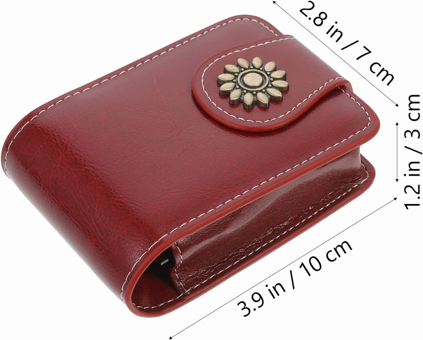 VALICLUD Travel Vanity Bag with Pocket Mirror and Lipstick Case for Purse - Portable Cosmetic Travel Cases Pouch