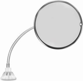 Vanity Mirror Mirror Makeup Mirror with Light Vanity Mirror (Silver)