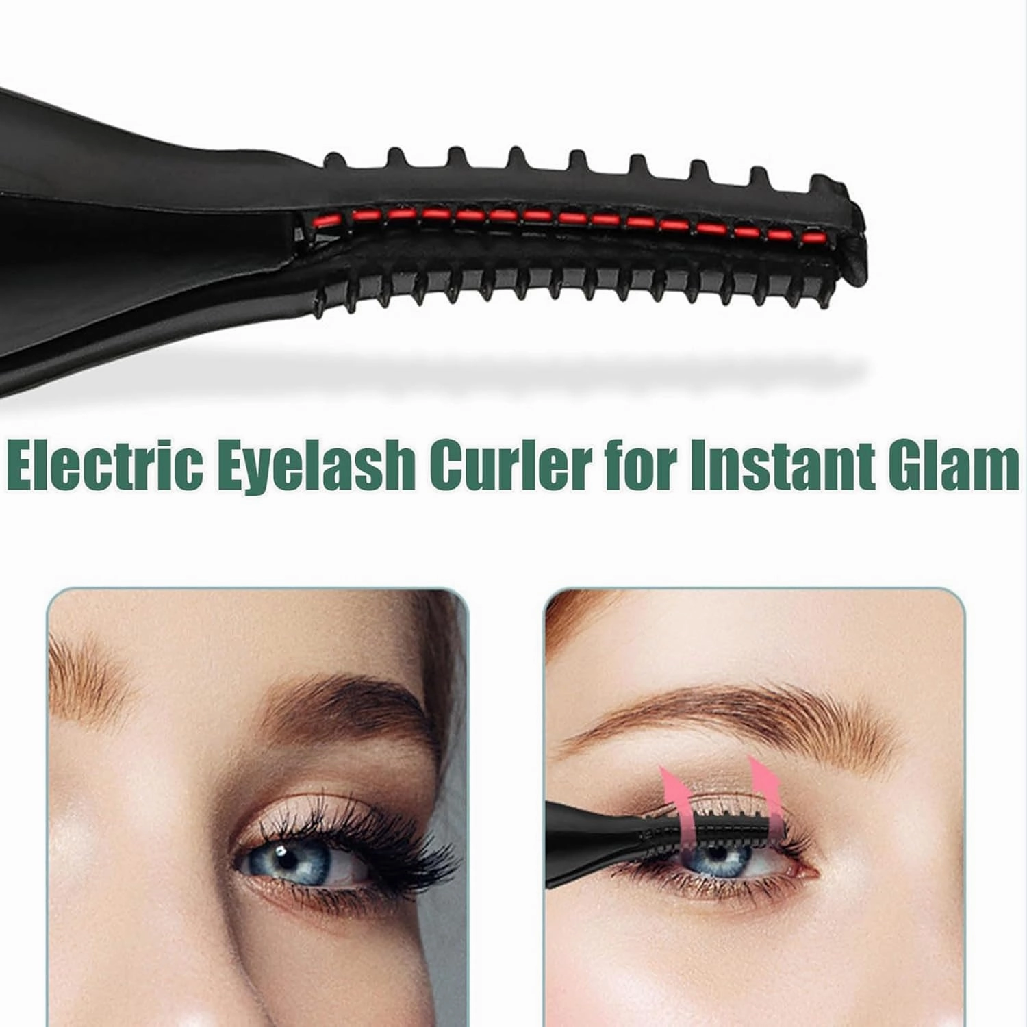 Varche Eyelash Curler, Heated Eyelash Curler, Heated Eyelash Curler for Women, Heated Eye Lash Curler, 2025 New Portable Electric Heated Eyelash Curler