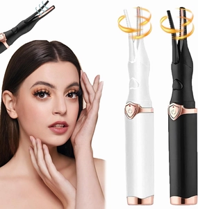 Varche Eyelash Curler, Heated Lash Curling Tool, Electric Eyelash Curler for Instant Glamorous Eyelashes, 2*Mix