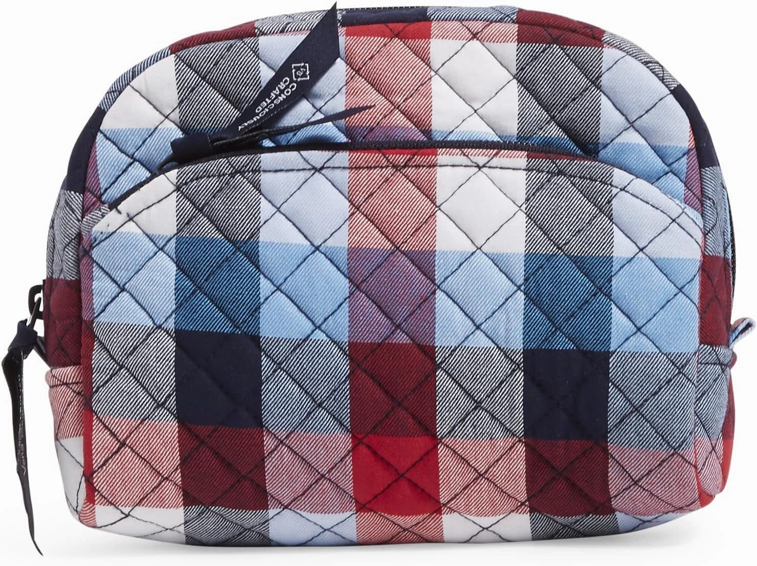 Vera Bradley Women's Cotton Medium Cosmetic Makeup Organizer Bag