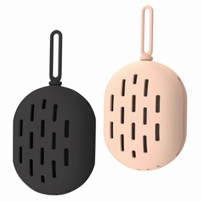 VICASKY 2pcs Makeup Puff Silicone Holder Breathable Portable Makeup Sponge Case for Travel Home Lightweight Storage Box for Beauty Sponges for