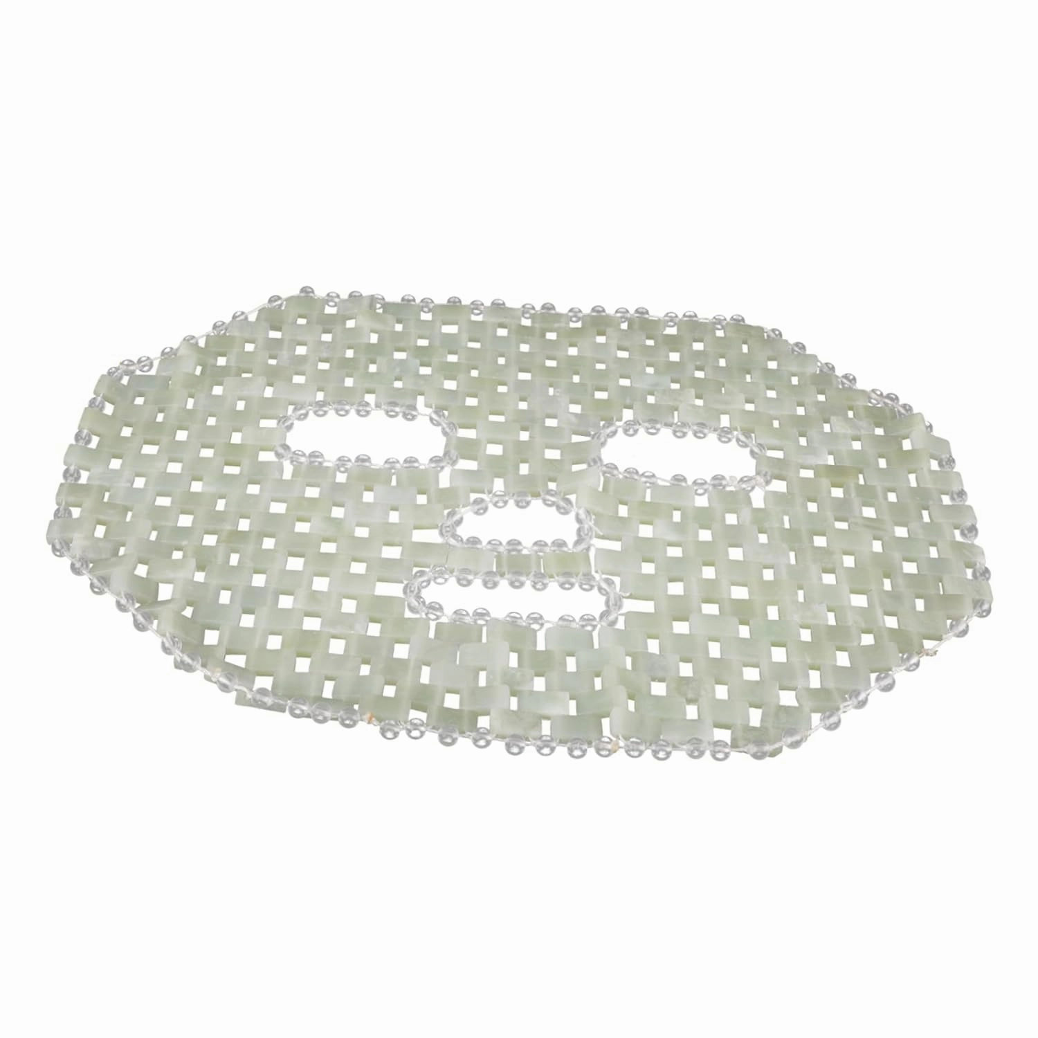 VICASKY Jade Cooling Facial Mask Soothing Eye Cover for Relaxation Sleep -aging Therapy Reusable Natural for Fatigue and Dark Reduction