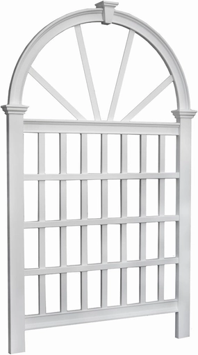 Vienna 49"W x 84"H Vinyl Trellis