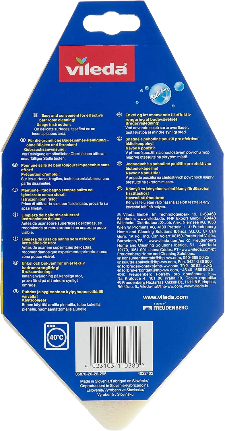 Vileda VIL128297 Bath Magic Mop Refill