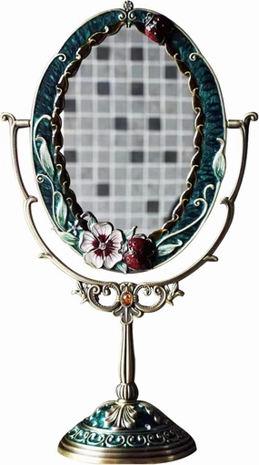Vintage Double-Sided Desktop Creative Mirror Princess Vanity Mirror Makeup Mirror Gift.