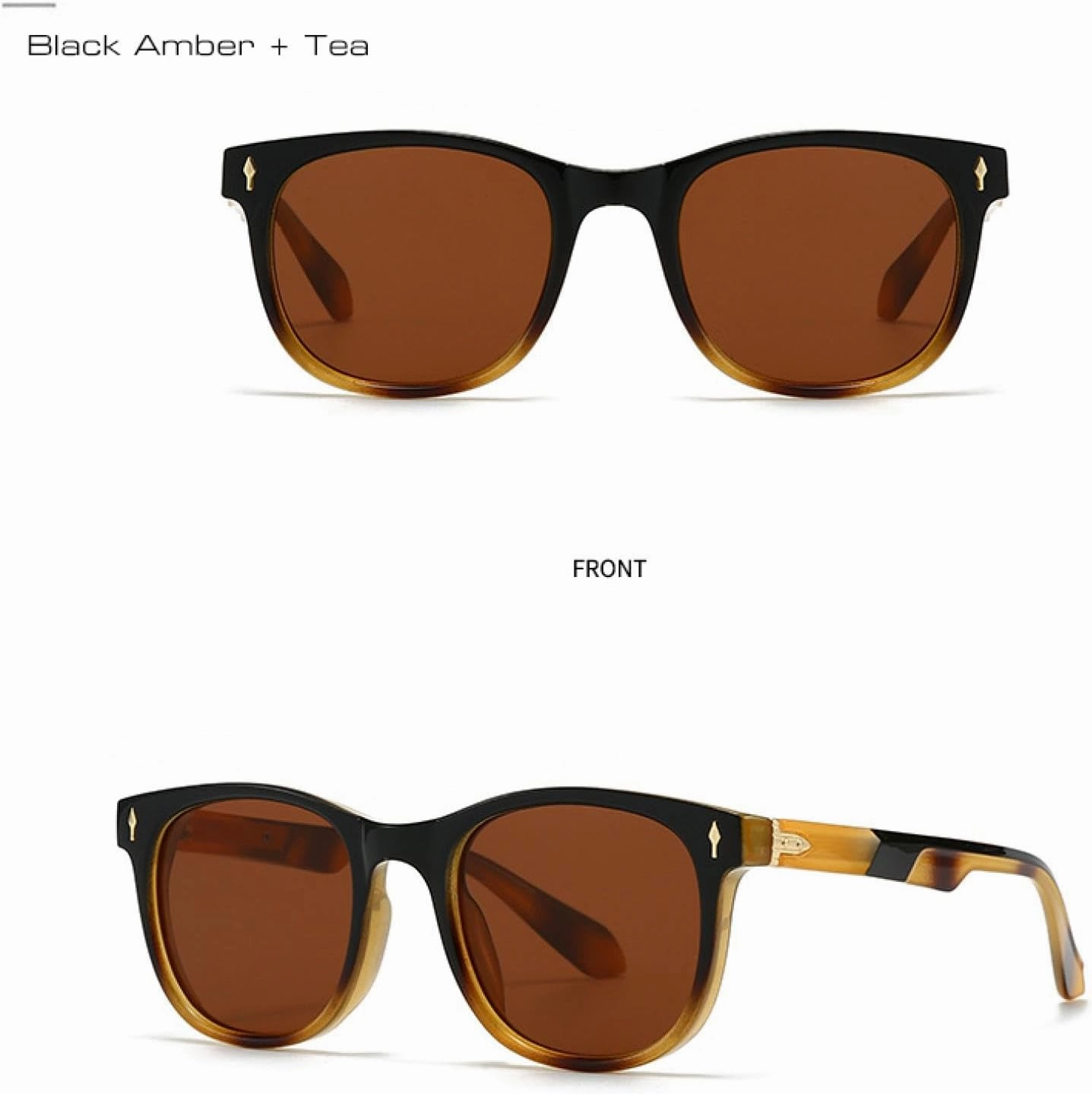 Vintage Oval Sunglasses Women Luxury Sunglasses Fashion Rivets Men Blue Tea Punk Shades Uv400