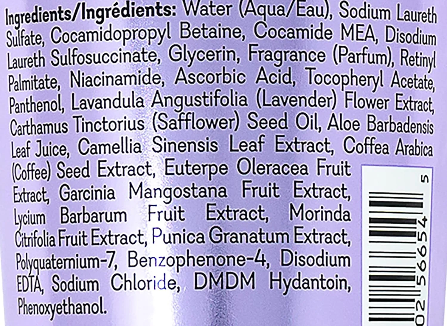 Vitabath Lavender & Chamomile Body Wash Moisturizing Bath & Shower Cleanser & Skincare Radiant Detox & Restore Nourishing Body Polish - Cruelty-Free, Paraben-Free - 12 oz
