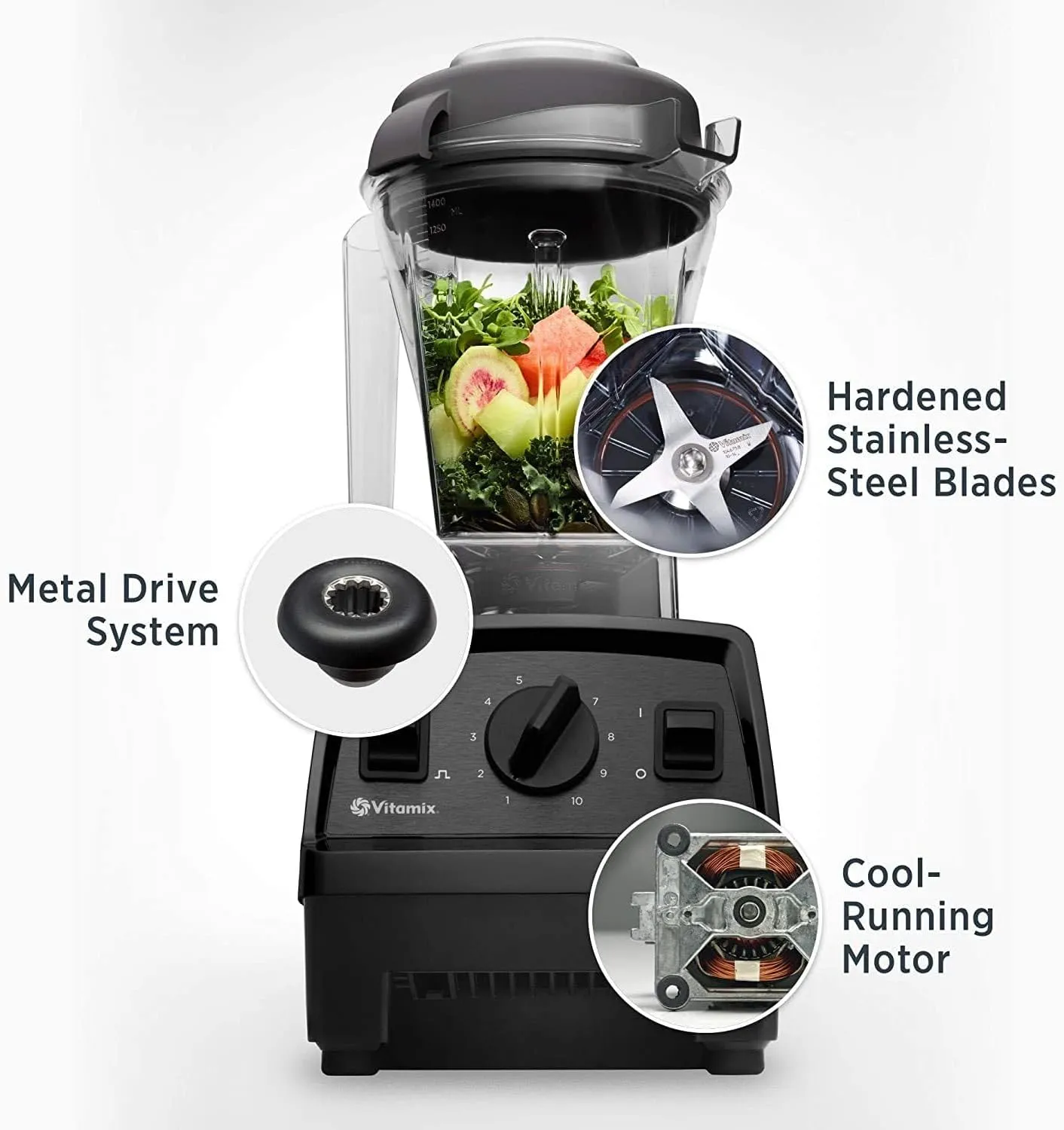 Vitamix E310 Explorian Blender, Professional-Grade, 48 oz. Container, Red