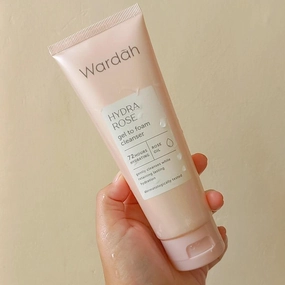 WARDAH Hydra Rose Gel to Foam Cleanser, 100 ml