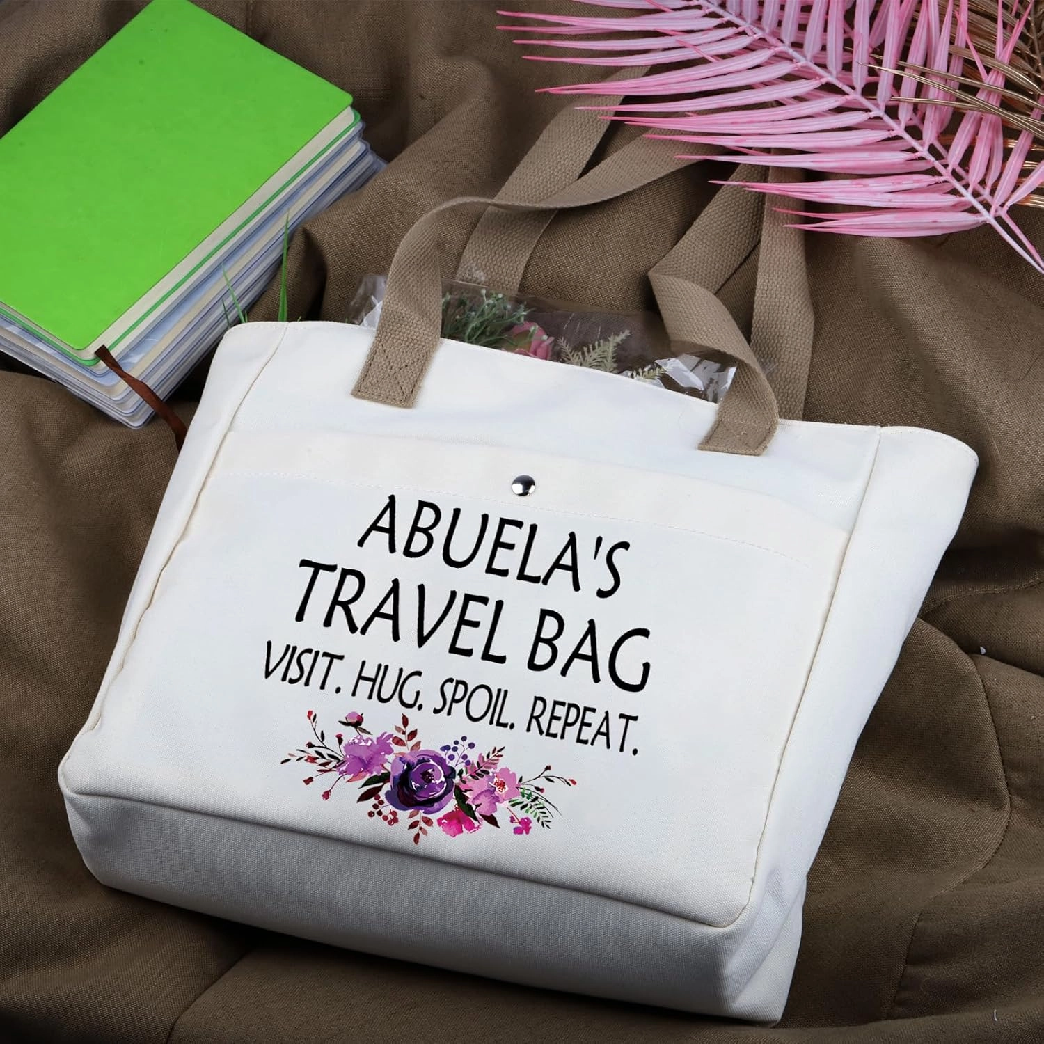 WCGXKO Mother’s Day Gift Grandma Birthday Gift Mother’s Day Merchandise Tote Bag Travel Bag For Grandma