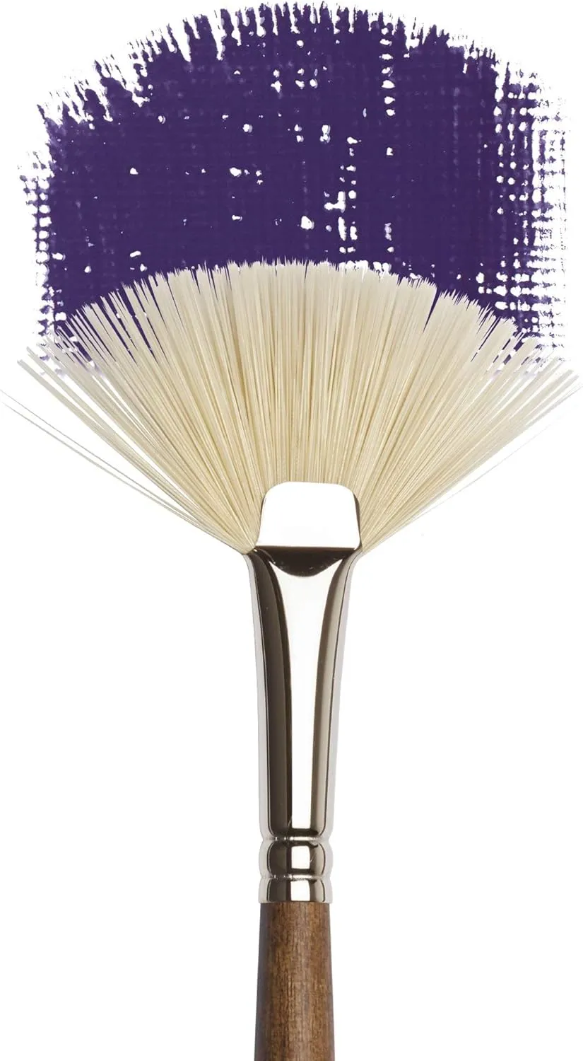 Winsor & Newton Artists' Oil Synthetic Brush, Fan #6