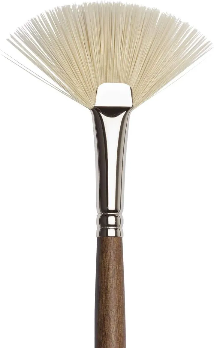 Winsor & Newton Artists' Oil Synthetic Brush, Fan #6