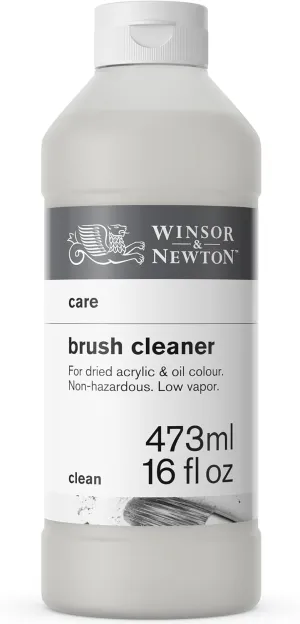 Winsor & Newton Brush Cleaner & Restorer, 16.0-oz Bottle