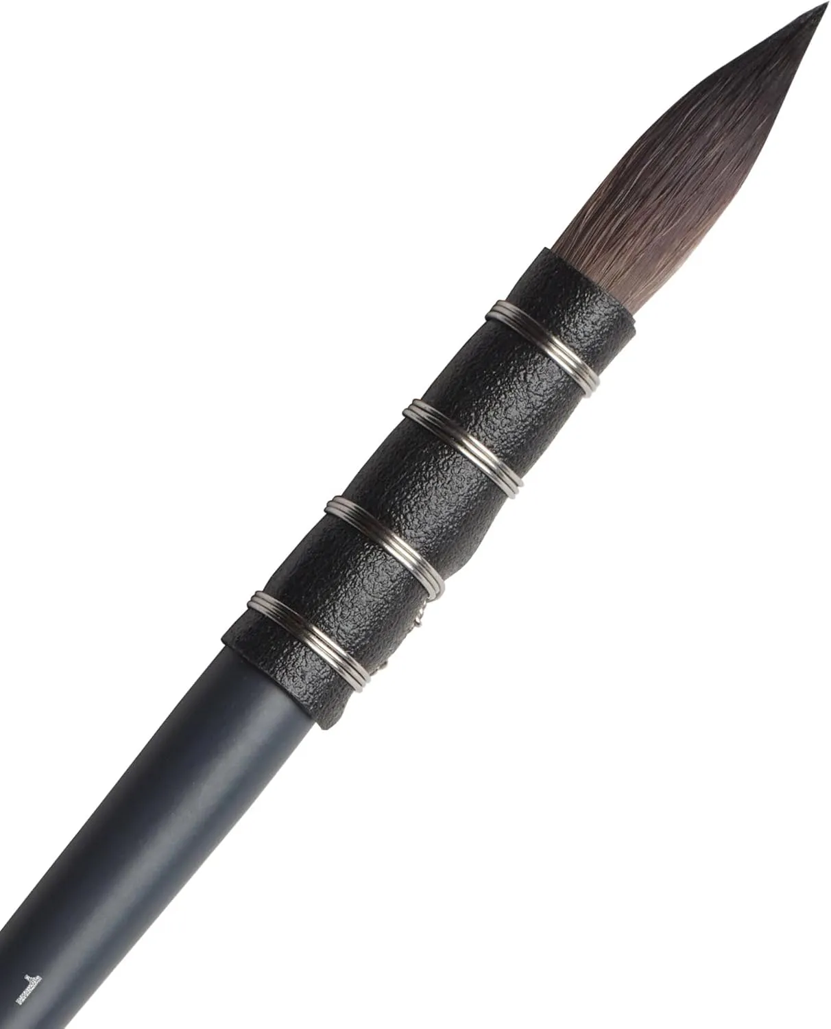 Winsor & Newton Professional Watercolour Synthetic Squirrel Quill Brush, Size 1