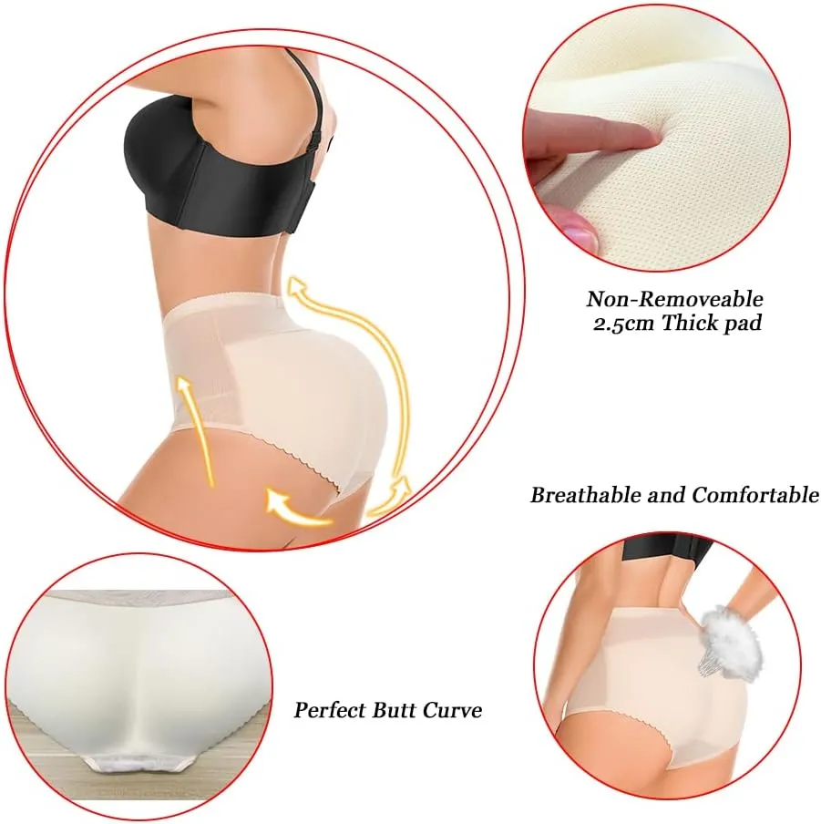 Women Butt Lifter Padded Control Panties Hip Enhancer Underwear Body Shape