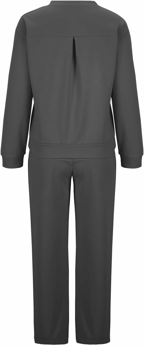 Women's Two Piece Sets Sweatsuit Casual Loose Long Sleeve Sweatshirt Matching Sweatpants Set Workout Sets