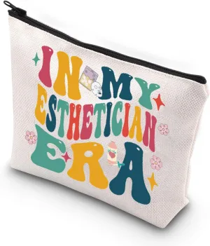 WSNANG Esthetician Makeup Bag Beautician Gift Beauty Artist Gift Beauty Skincare Cosmetic Accessories Pouch Makeup Artist Gift (Esthetician bag)
