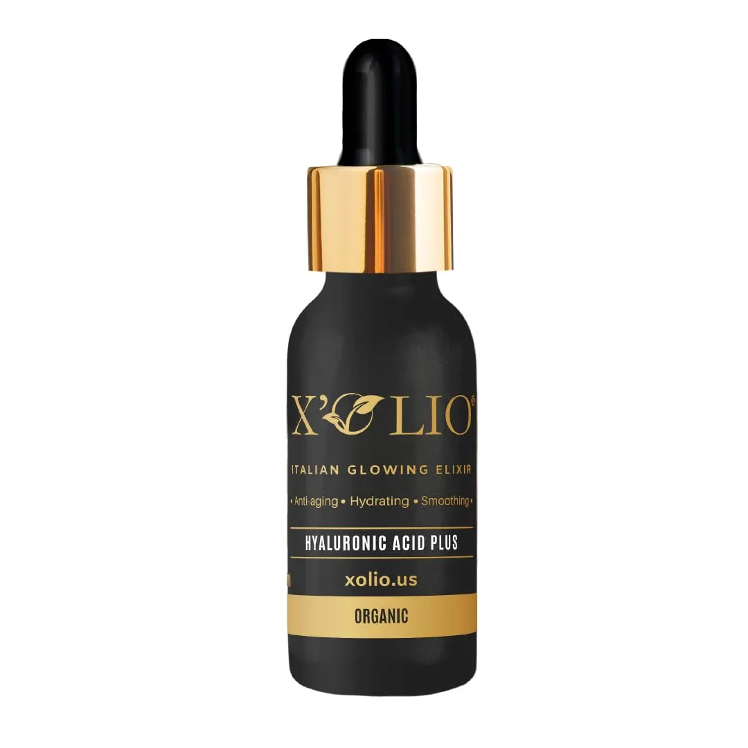 X’Olio Hyaluronic Acid Plus – The Italian Glowing Elixir | Ultra-Hydrating Face Oil   Serum with Vegan Hyaluronic Acid & Vitamin E | For Radiant, Plump, Smooth Skin | 15ml