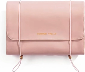 YDR Travel Makeup Bag,Capacity Cosmetic Travel Bag for Women Portable Pouch Makeup Organizer Bag with Divider and Handle Makeup Case Toiletry Bag