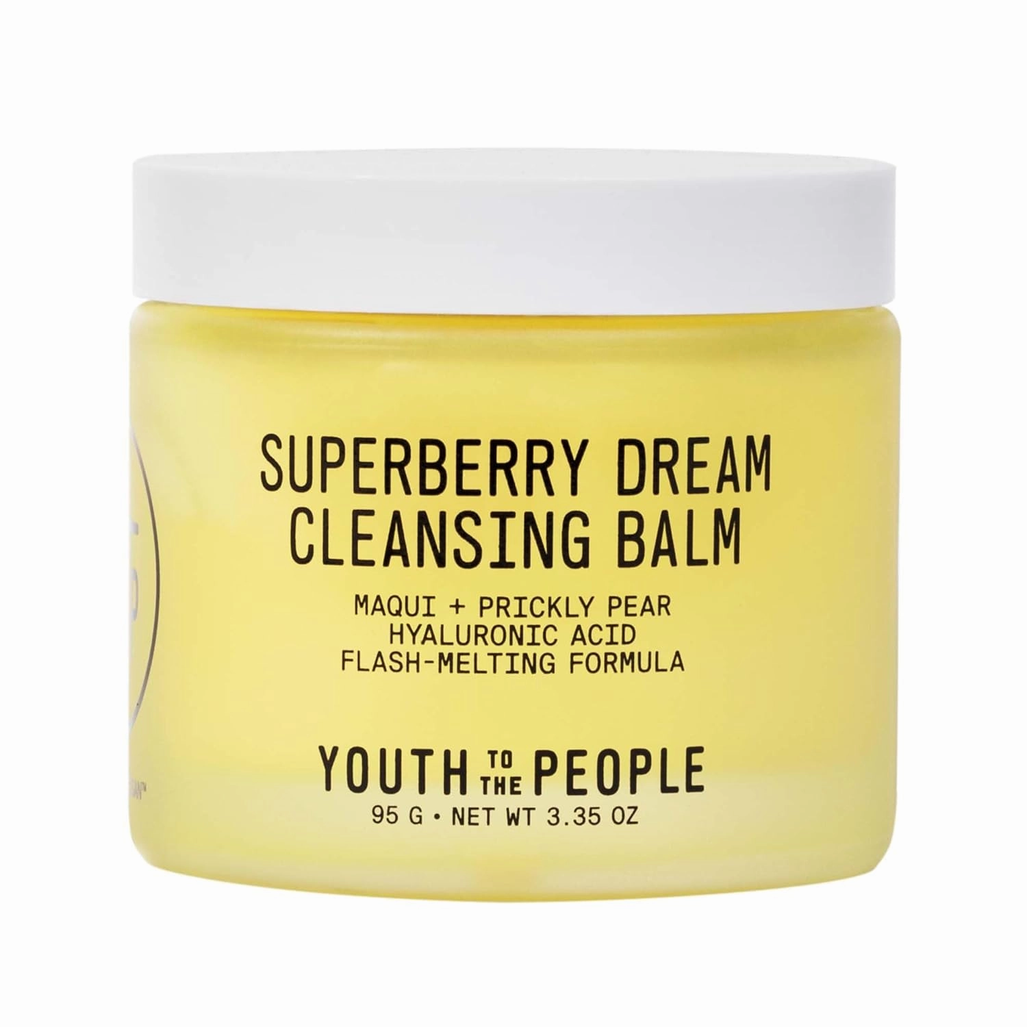 Youth To The People Superberry Dream Cleansing Balm (3.4 fl oz), Antioxidant-Rich Face Cleanser, Gentle Makeup Remover, Softens   Hydrates Skin, PEG-free, Paraben-free, Vegan
