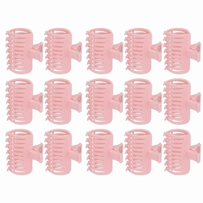 YUYTE Plastic Hair Clip Curler Claw Clip Clips Hair Roller Fixing Clamp Grip Rollers