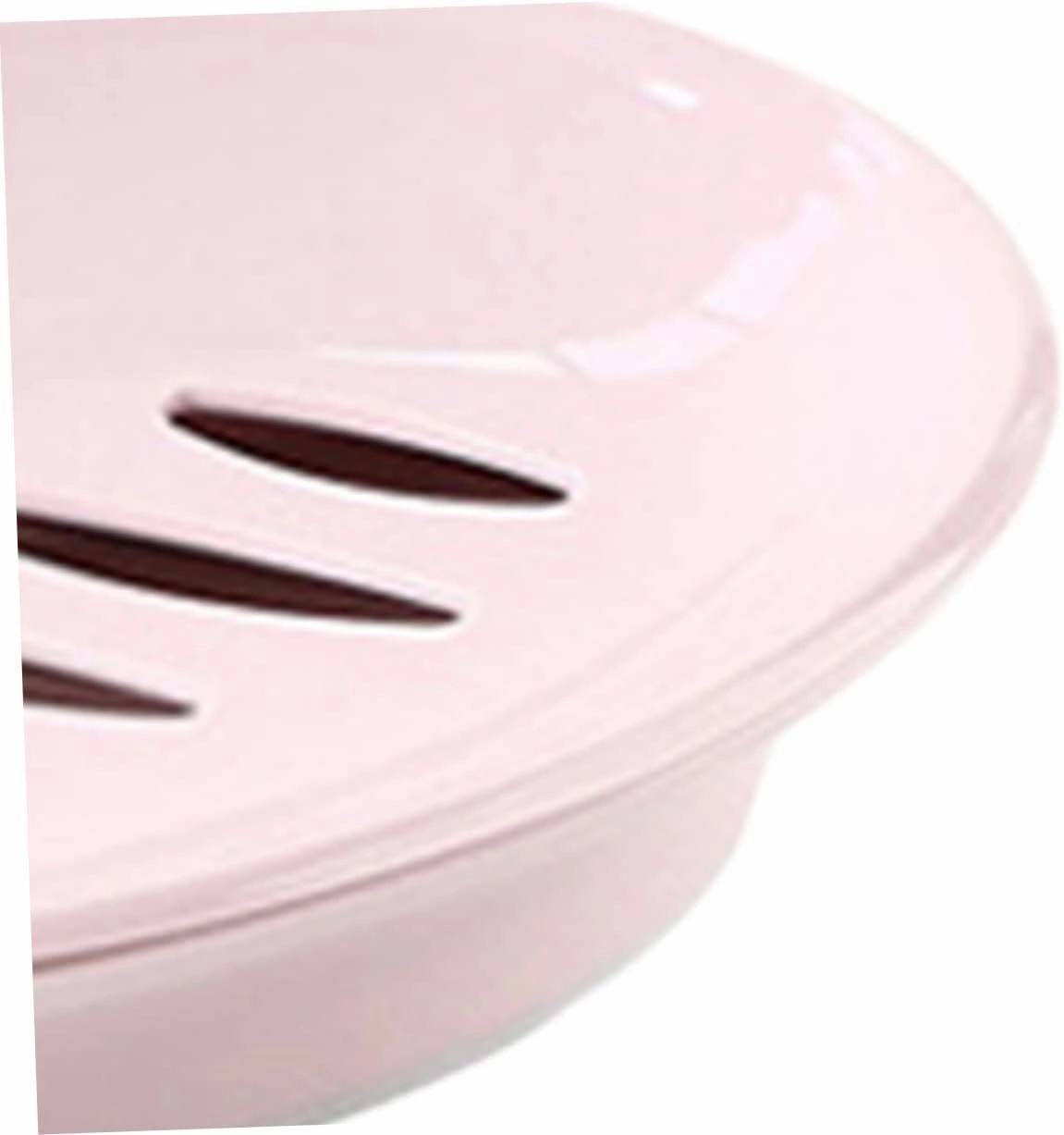 Zerodeko Round Soap Travel Case Round Soap Dish Heart Shaped Soap Dish Soap Dish Drainer Holder Soap Box Soap Dish Pink European Style Soap Dish